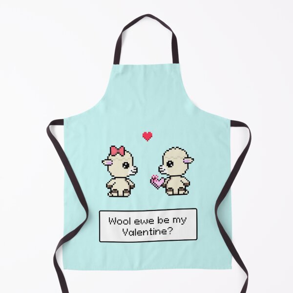 Item preview, Sheep Valentines Day Cute Kawaii Pixel Art: Wool Ewe be my Valentine? designed and sold by Pixe11y.