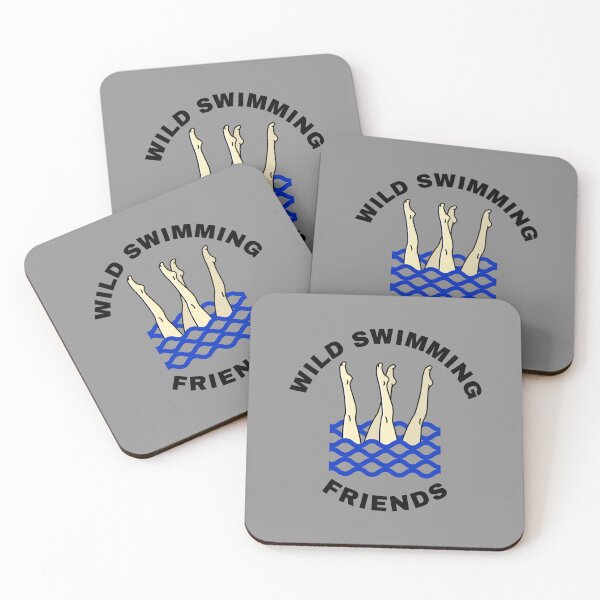 Item preview, Wild Swimming Friends - Black Text - Wild Swimming Tees designed and sold by WildSwimming.