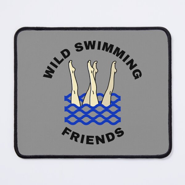 Item preview, Wild Swimming Friends - Black Text - Wild Swimming Tees designed and sold by WildSwimming.
