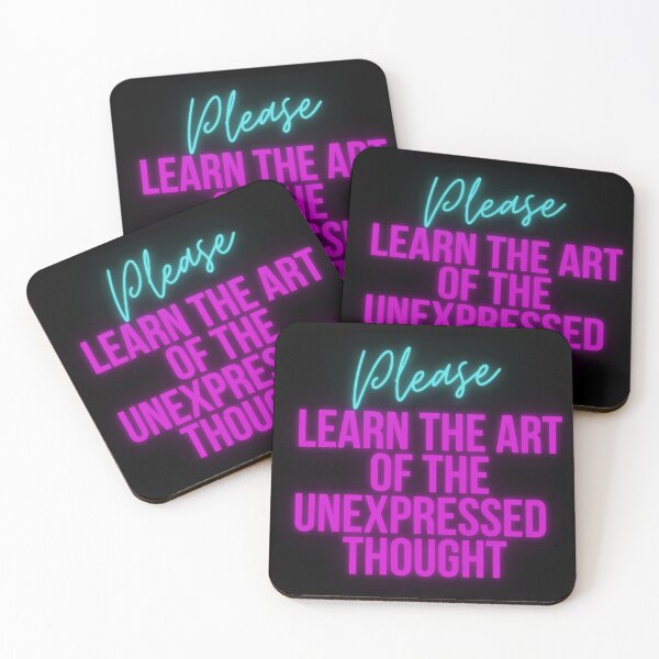 Item preview, Learn the art of the unexpressed thought designed and sold by Heff7913.