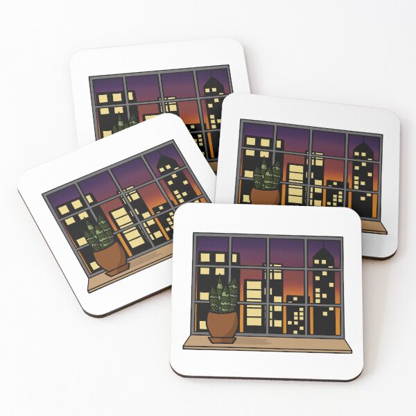 Item preview, Cityscape Window designed and sold by honeybeepaper.