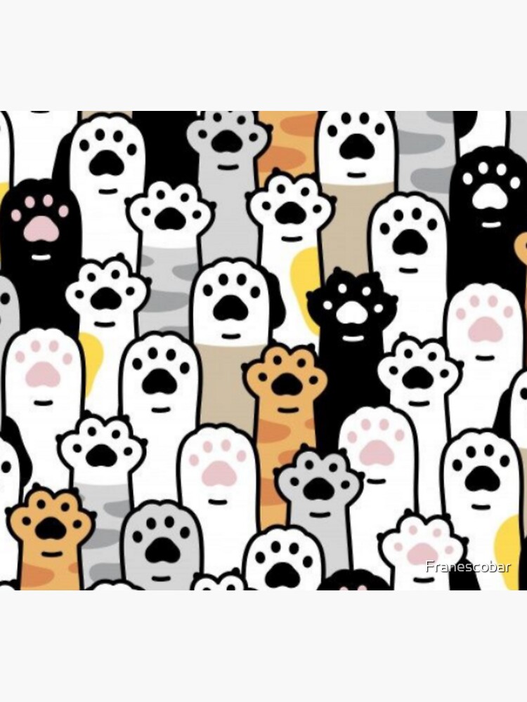 cat-footprints-sticker-by-franescobar-redbubble