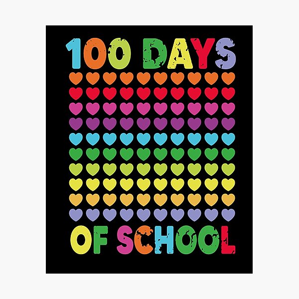 Item preview, Heart Love 100 Days Of School  designed and sold by Comehere1.