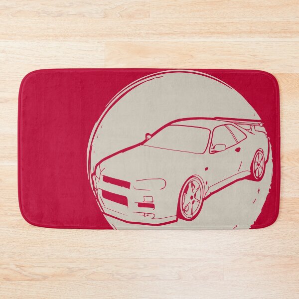Item preview, gray Sun Nissan GTR Skyline JDM Drift tokyo petrol head japan nippon car badge designed and sold by angelpardo.