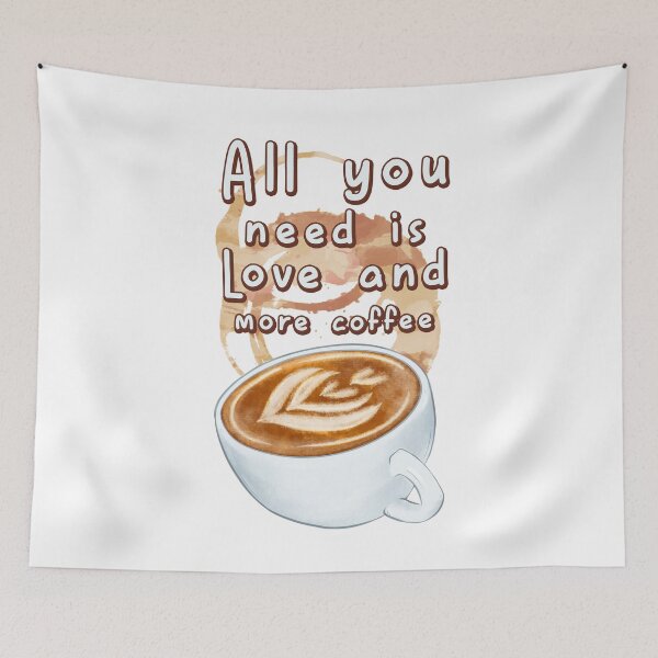 Item preview, All you need is love and more coffee designed and sold by samuch.