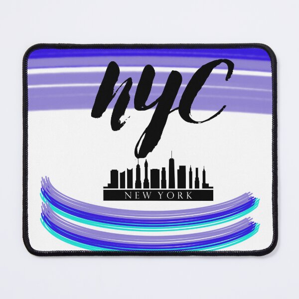 Item preview, NYC IN BLUE WITH NEW YORL SKYLINE designed and sold by DoloresAlaire.