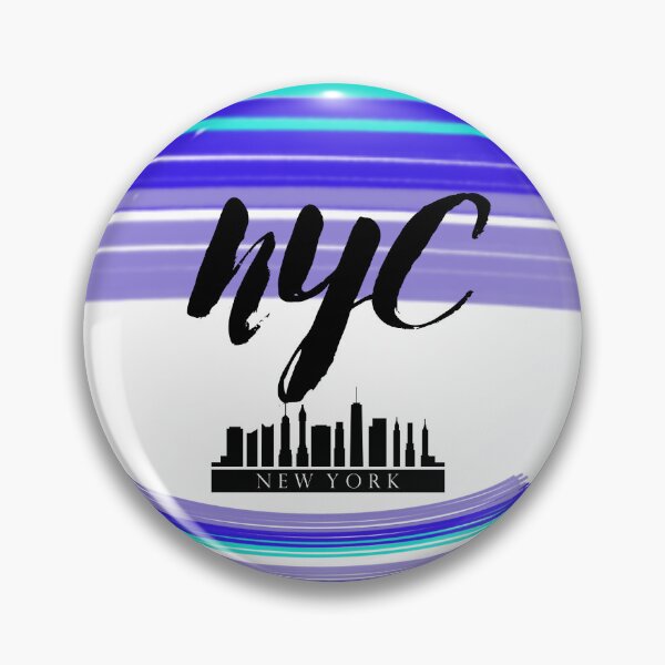 Item preview, NYC IN BLUE WITH NEW YORL SKYLINE designed and sold by DoloresAlaire.