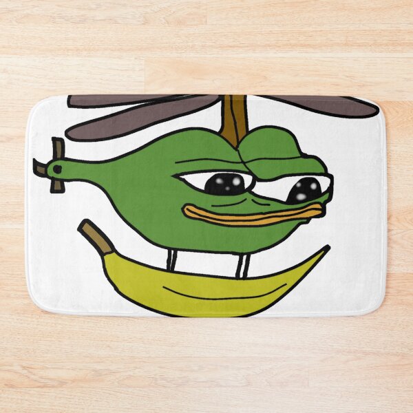 Item preview, Helicopter Banana Pepe designed and sold by TheMemesLord.