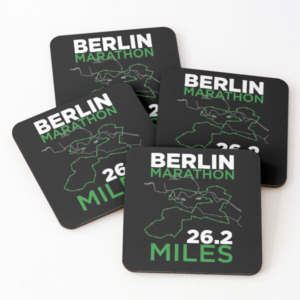 Item preview, Berlin Marathon route art designed and sold by Kousins.