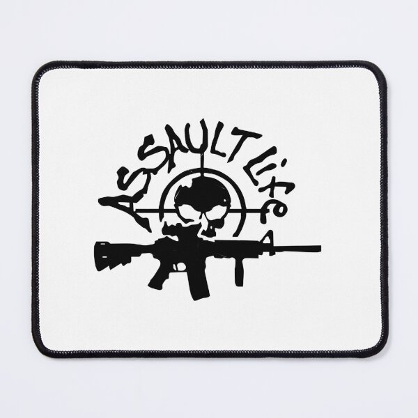 Item preview, Assault Life Skull AR Rifle Control Pro Gun Control Protect designed and sold by febyriana.