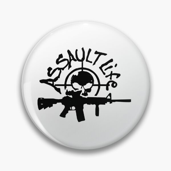 Item preview, Assault Life Skull AR Rifle Control Pro Gun Control Protect designed and sold by febyriana.