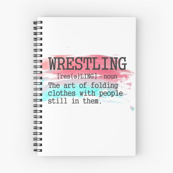 Item preview, Wrestling, the art of folding clothes with people still in them. designed and sold by heatedstitches.