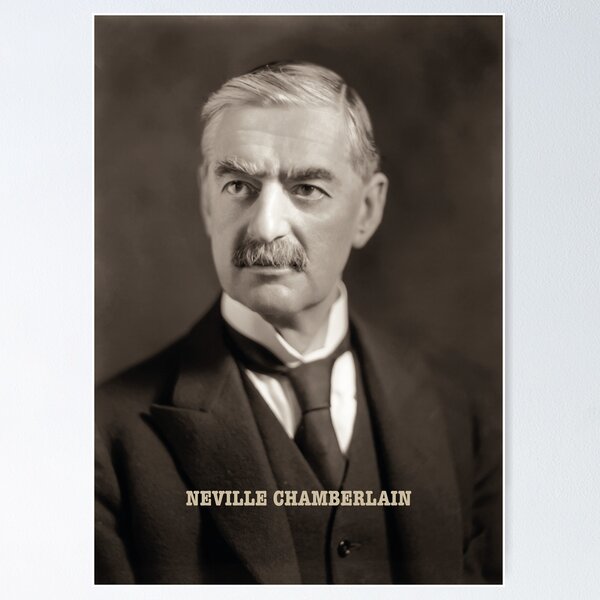 Neville Chamberlain Posters for Sale Redbubble