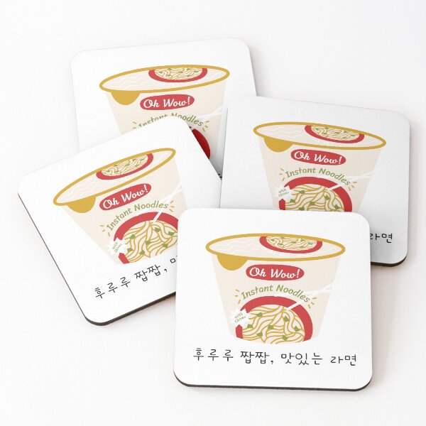 Item preview, Korean Food 컵라면 Cup Ramen Instant Noodles designed and sold by OakTreeDesign.