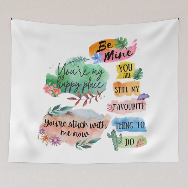Item preview, Cute Valentine Day Romantic Quotes Aesthetic designed and sold by NishiiAgrawal.