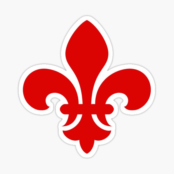 Flower Fleur De Lis Lily Symbol' Sticker