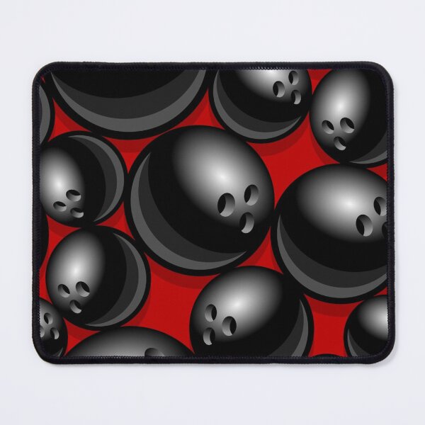 Item preview, Bowling Balls Pattern Alley Pins League designed and sold by Draculaura2009.