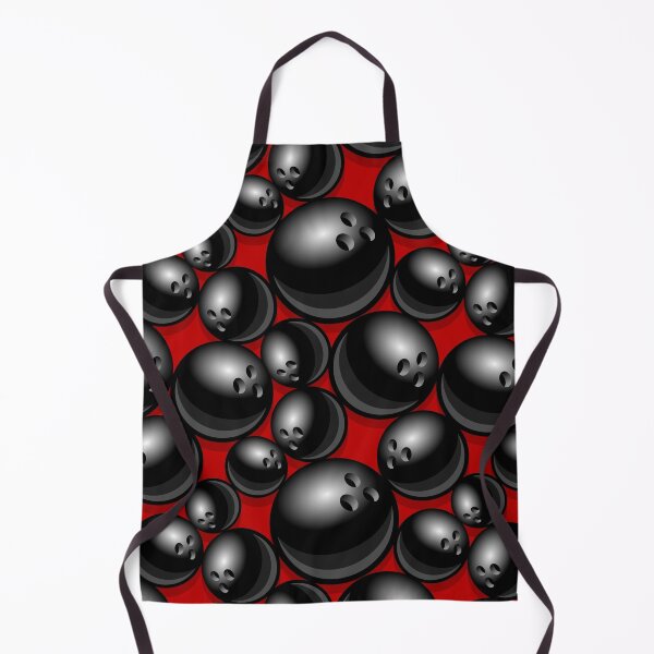 Item preview, Bowling Balls Pattern Alley Pins League designed and sold by Draculaura2009.