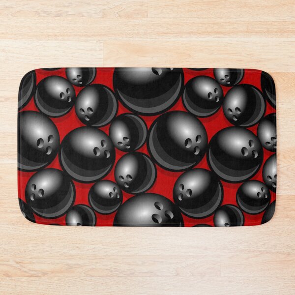 Item preview, Bowling Balls Pattern Alley Pins League designed and sold by Draculaura2009.