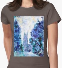 Duke Chapel- Duke University Women's Fitted T-Shirt