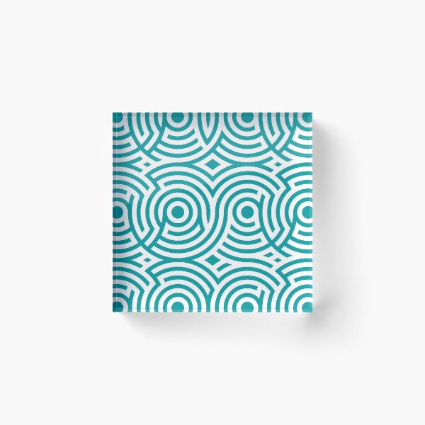 Item preview, Blue circle pattern designed and sold by BrigitteCooper.