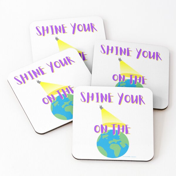 Item preview, Shine Your Light On The World designed and sold by ODesignsNShirts.
