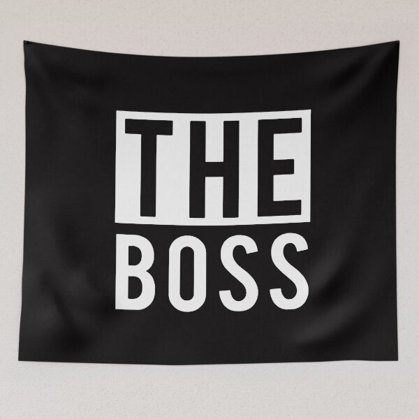 Item preview, The Boss White His & Hers Couple Designs 2/2 designed and sold by WearWolfDesigns.