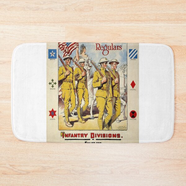 Item preview, Regulars Enlist - 1st Infantry Division designed and sold by vintagerepros.