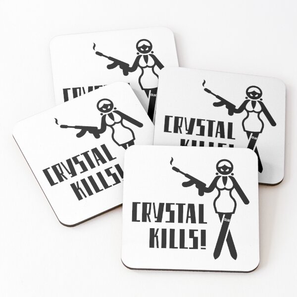 Item preview, Crystal Kills! (Anti Drug Campaign / Black) designed and sold by Roderix.