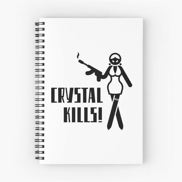 Item preview, Crystal Kills! (Anti Drug Campaign / Black) designed and sold by Roderix.