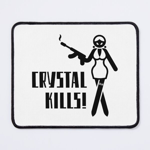 Item preview, Crystal Kills! (Anti Drug Campaign / Black) designed and sold by Roderix.