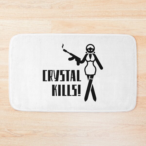 Item preview, Crystal Kills! (Anti Drug Campaign / Black) designed and sold by Roderix.