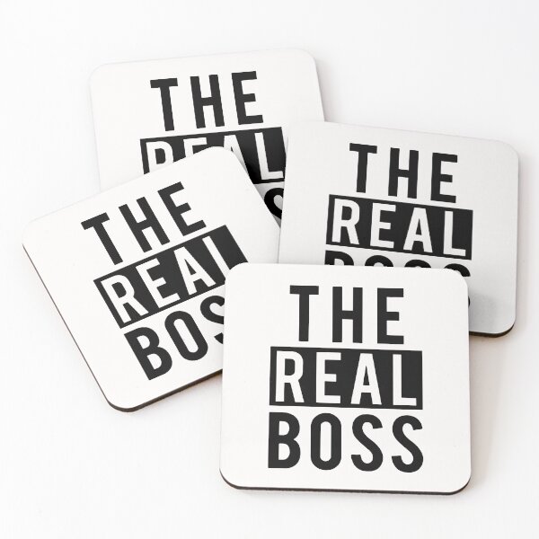 Item preview, The Real Boss Black His & Hers Couple Designs 1/2 designed and sold by WearWolfDesigns.
