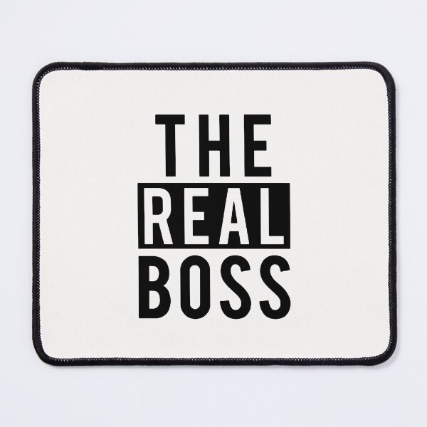 Item preview, The Real Boss Black His & Hers Couple Designs 1/2 designed and sold by WearWolfDesigns.