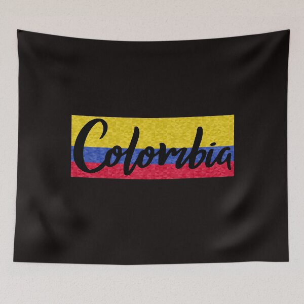 Item preview, Colombia Flag Pixel Lettering designed and sold by Timcito.
