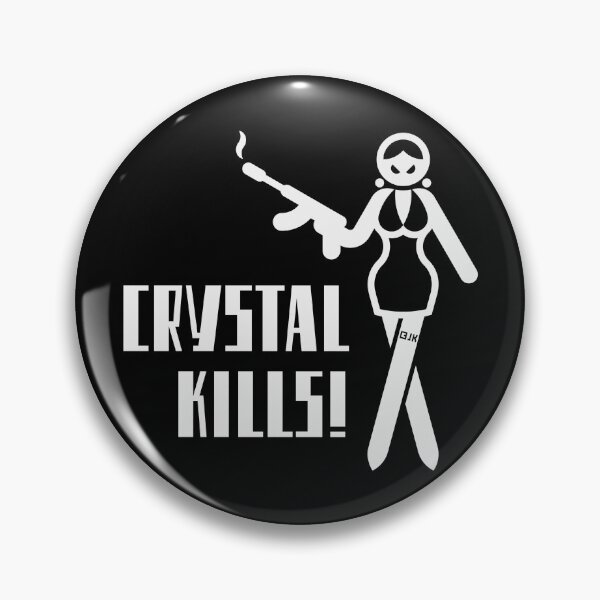 Item preview, Crystal Kills! (Anti Drug Campaign / White) designed and sold by Roderix.