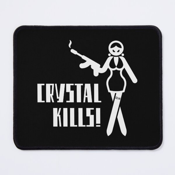 Item preview, Crystal Kills! (Anti Drug Campaign / White) designed and sold by Roderix.
