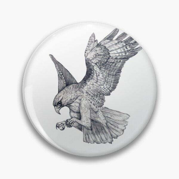 Item preview, Flying Hawk Drawing designed and sold by Lakshya20031.