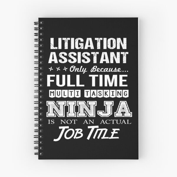 Item preview, Litigation Assistant T Shirt - Ninja Job Gift Item Tee designed and sold by ritterdick.