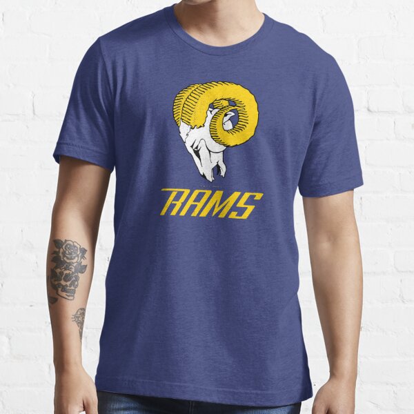 Los Angeles Rams - Vintage 1948 Ram Head (Full Color) - Los Angeles Rams -  Kids T-Shirt