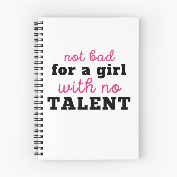 Item preview, Bold Minimalist Not Bad for a Girl with No Talent | Funny Relatable Sarcastic Quote designed and sold by MiaDelelai.