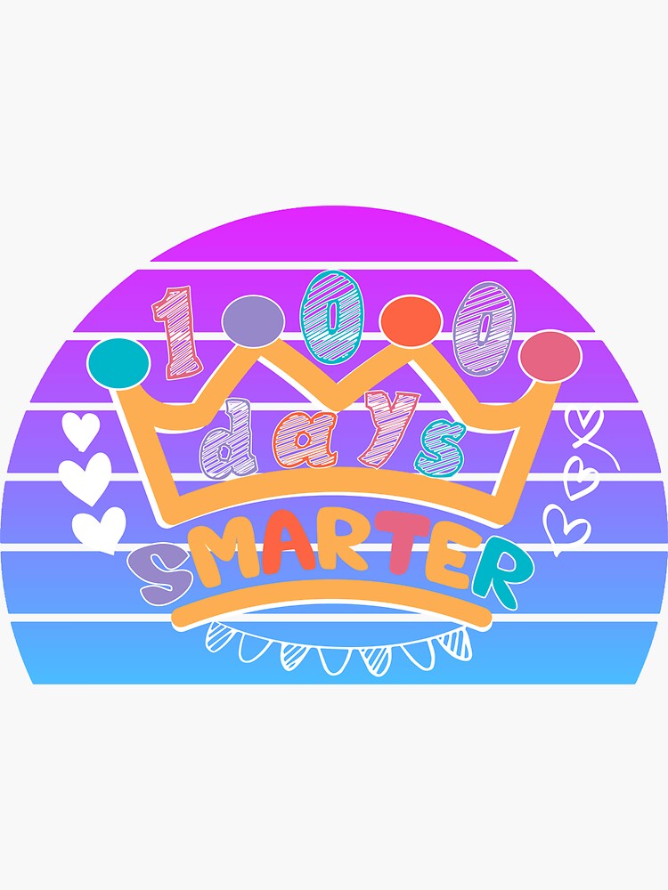 100-days-smarter-crown-crown-colorful-100-days-of-school-cute-design-with-crown-and-hearts