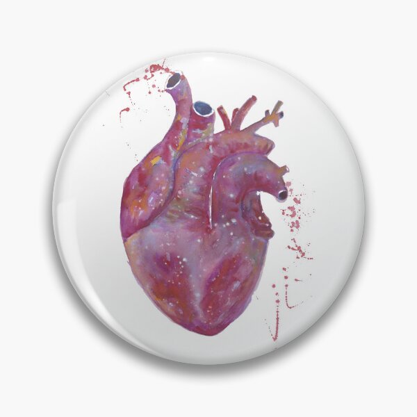 Item preview, Watercolour Anatomical Medical Heart Doctor designed and sold by ArtKarisma.
