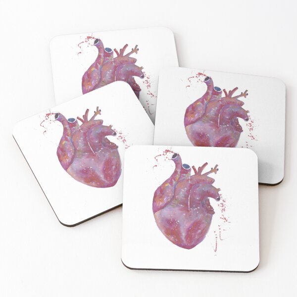 Item preview, Watercolour Anatomical Medical Heart Doctor designed and sold by ArtKarisma.