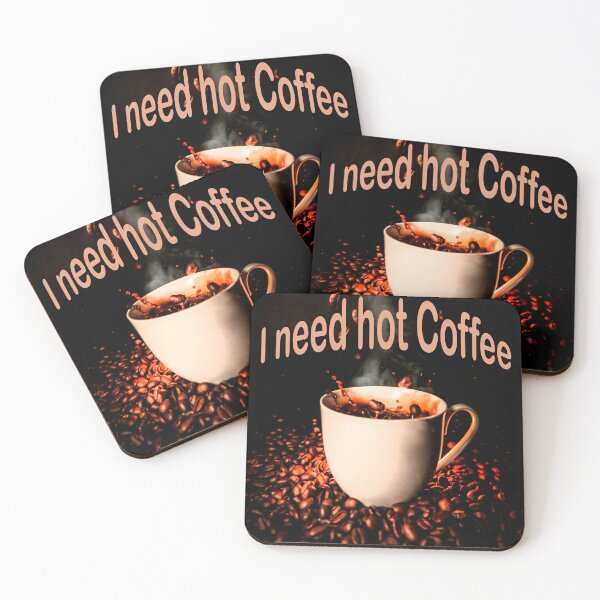 Item preview, I need hot coffee designed and sold by Malik-Designs.