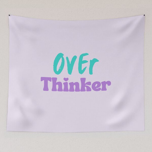 Item preview, Spray Paint Purple and Turquoise Over Thinker Sarcastic Saying | Relatable Funny Quote designed and sold by MiaDelelai.