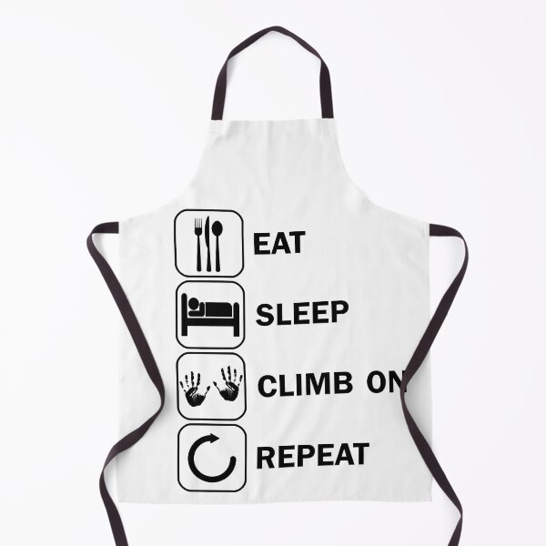 Item preview, Eat Sleep Climb Motif Rock Climbing Boulder designed and sold by DerNerd.