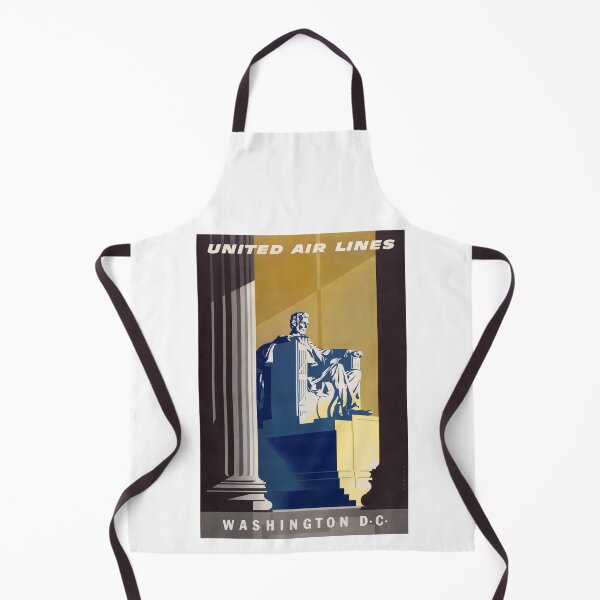 Item preview, United Air Lines Washington Monument Travel Advertisement designed and sold by vintagerepros.