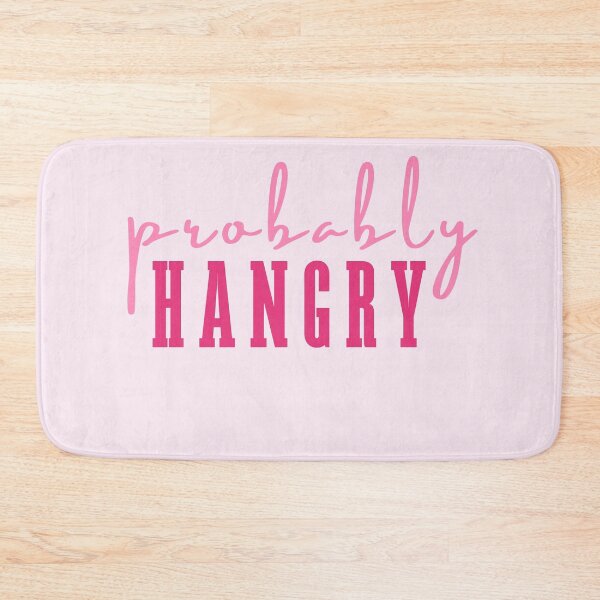 Item preview, Funny Cursive Probably Hangry Relatable Bold Quote designed and sold by MiaDelelai.