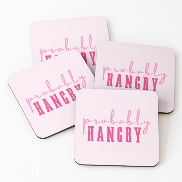 Item preview, Funny Cursive Probably Hangry Relatable Bold Quote designed and sold by MiaDelelai.